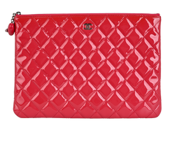 Chanel Medium O Case, Patent, Pink, 20690559(2014/15), AC/DB/B, 2*